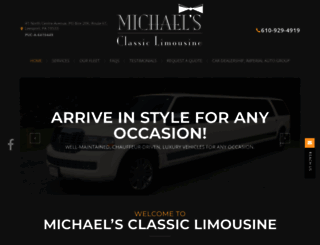michaelsclassiclimo.com screenshot