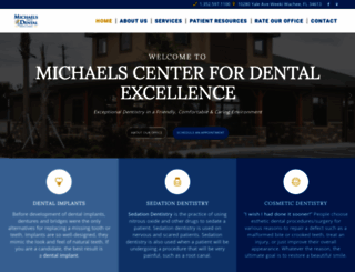 michaelsdental.com screenshot