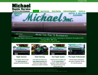 michaelseptic.com screenshot