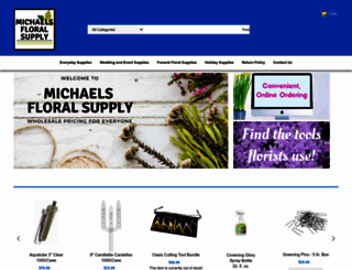 michaelsfloralsupply.com screenshot