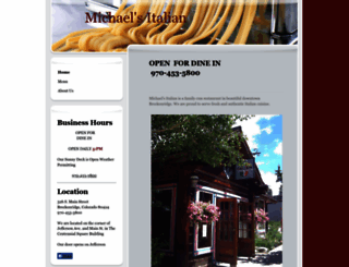 michaelsitalian.com screenshot