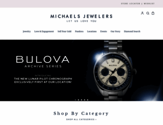 michaelsjewelers.com screenshot