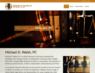 michaelwalshlaw.com screenshot