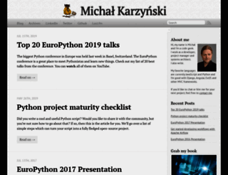 michal.karzynski.pl screenshot