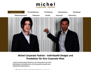 michel-corporatefashion.de screenshot