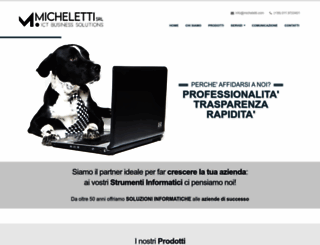 micheletti.com screenshot