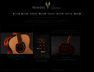 michelettiguitars.com screenshot