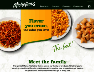 michelinas.com screenshot