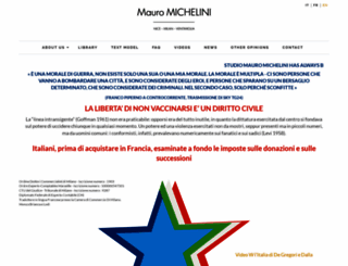 michelinimauro.com screenshot