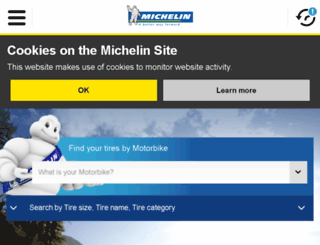 michelinmotorcycle.com screenshot