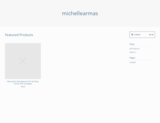 michellearmas.bigcartel.com screenshot