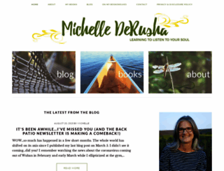 michellederusha.com screenshot
