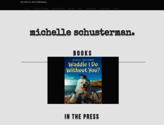 michelleschusterman.com screenshot