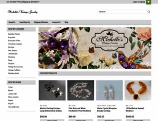 michellesvintagejewelry.com screenshot