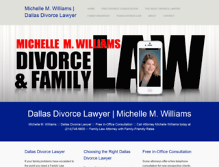 michellewilliamslaw.com screenshot