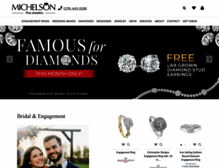 michelson-jewelers.com screenshot