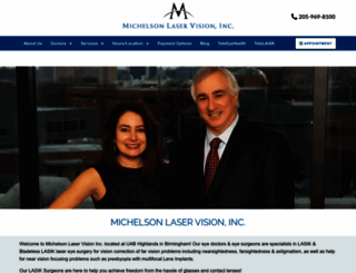 michelsonlaservision.com screenshot