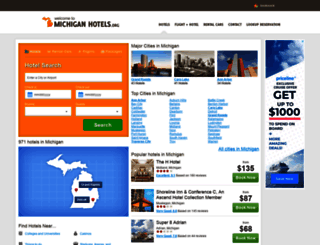 michigan-hotels.org screenshot