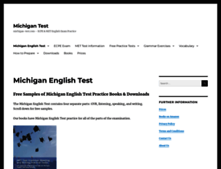 michigan-test.com screenshot