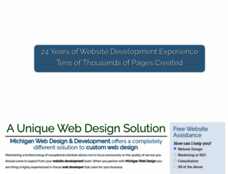 michigan-web-design-development.com screenshot