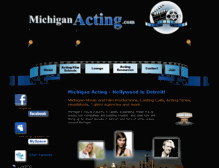 michiganacting.com screenshot