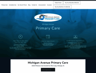 michiganavenueprimarycare.com screenshot
