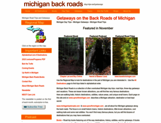 michiganbackroads.com screenshot