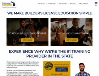 michiganbuilderslicense.com screenshot