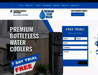 michiganclearwater.com screenshot