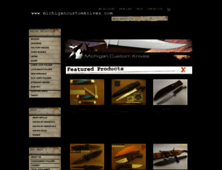 michigancustomknives.com screenshot