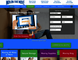 michiganmovers.com screenshot