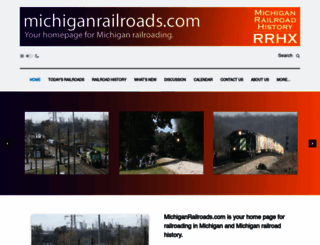 michiganrailroads.com screenshot