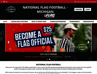 michiganyouthflagfootball.com screenshot