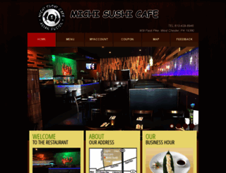 michisushicafe.com screenshot