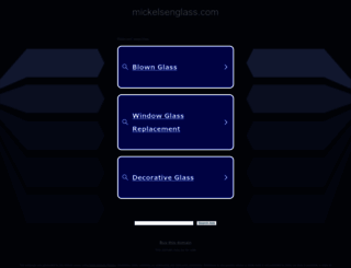 mickelsenglass.com screenshot