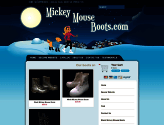 mickeymouseboots.com screenshot