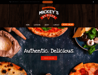 mickeysnypizza.com screenshot