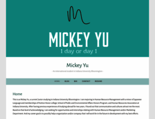 mickeyyu.wordpress.com screenshot