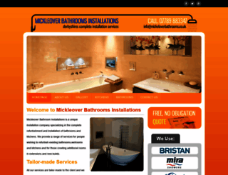 mickleoverbathrooms.co.uk screenshot
