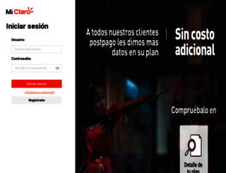 miclaro.com.co screenshot