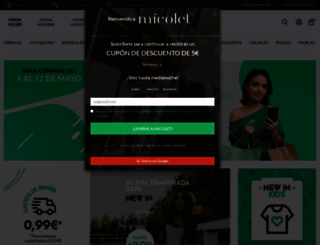 micolet.com screenshot
