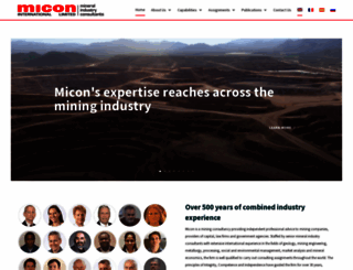 micon-international.com screenshot