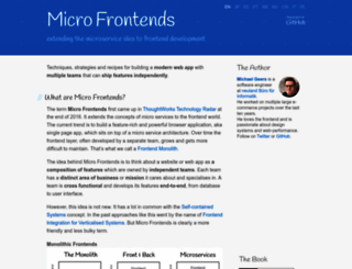 micro-frontends.org screenshot