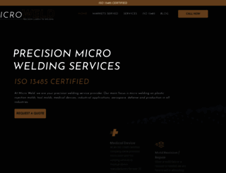 micro-weldinc.com screenshot