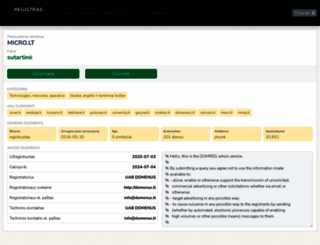 micro.lt screenshot