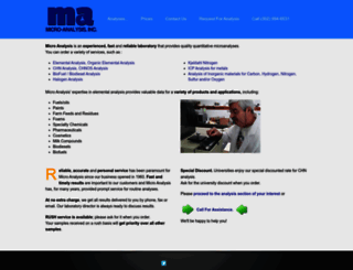 microana.com screenshot