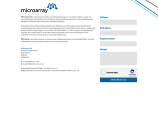 microarray.co.uk screenshot