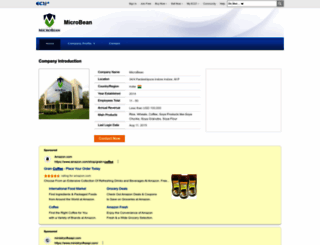 microbean.en.ec21.com screenshot