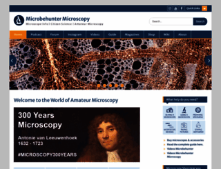 microbehunter.com screenshot