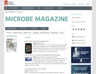 microbemagazine.org screenshot